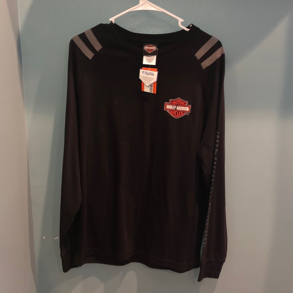 Harley Davidson Long Sleeved Black T-shirt